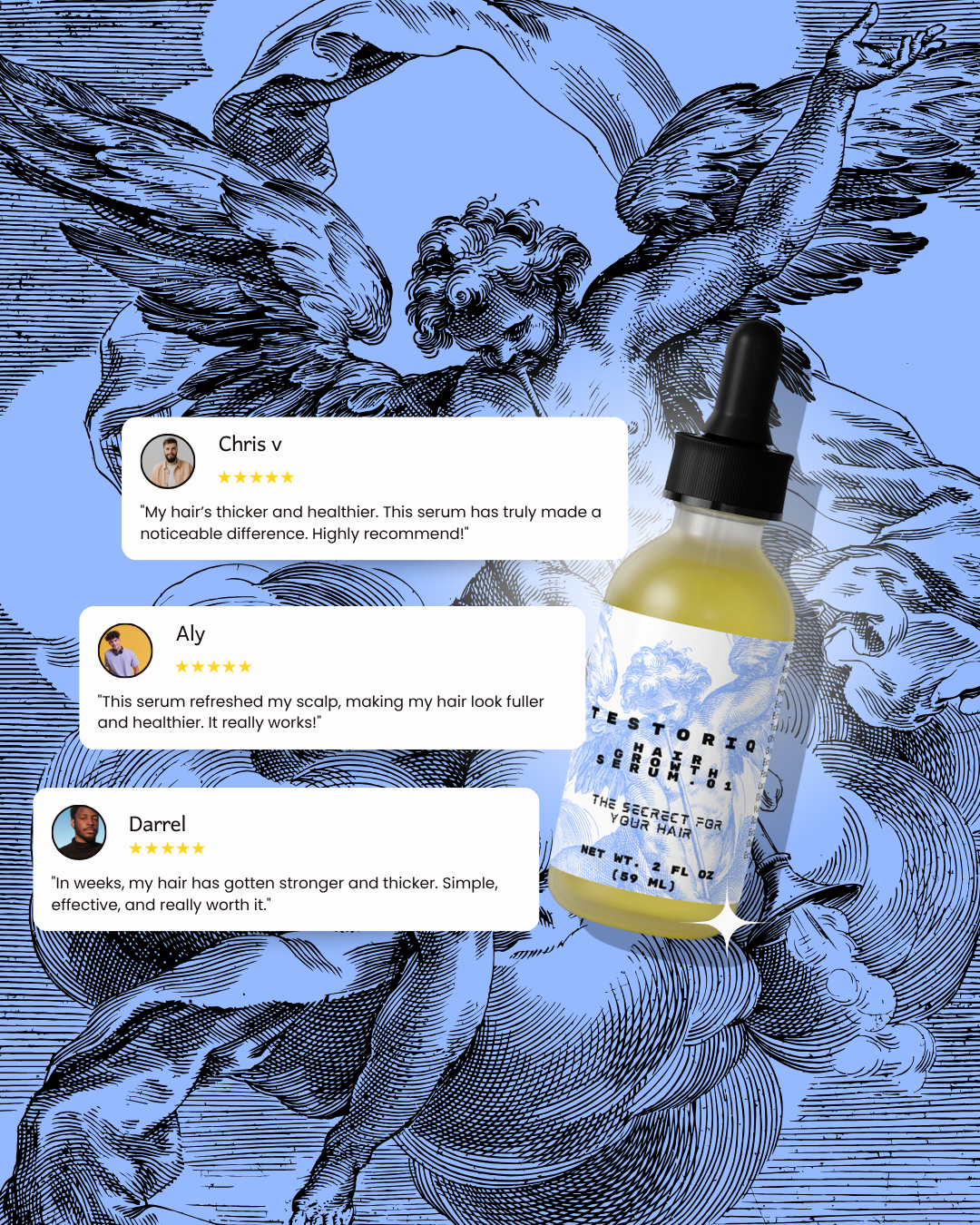 TESTORIQ .01 Hair Growth Serum